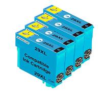 29XL Compatible Ink Cartridges Replacement for Epson 29XL for Epson Expression Home XP-342 XP-352 XP-235 XP-355 XP-245 XP-442 XP-335 XP-255 XP-257 XP-332 XP-345 XP-352 XP-432 XP-435 (4 Cyan)