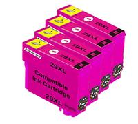 29XL Compatible Ink Cartridges Replacement for Epson 29XL for Epson Expression Home XP-342 XP-352 XP-235 XP-355 XP-245 XP-442 XP-335 XP-255 XP-257 XP-332 XP-345 XP-352 XP-432 XP-435 (4 Magenta)