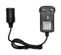 2A 240V Cigarette Lighter Socket UK 3pins Plug to 12V DC Charger Power Adapter UK 240V Mains Plug to 12V Socket Adapter Converter Car Cigarette Lighter UK STOCK