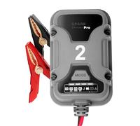 2A 6V/12V Smart Battery Charger GaN Charger- Automatic Maintainer, Trickle Charger & Desulfator with Overcharge Protection & Temperature Compensation - for Lead-Acid & Lithium Batteries