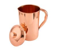 2activelife Handmade Drinking Water Copper Pitcher for Ayurveda Health Benefits | Traditional Copper Pitcher for Drinking and Serving Water in Daily Use (54 fl Oz)