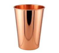 2activelife Pure Copper Tumbler - 100% Pure Copper | 600ml (20.2oz) | Handcrafted & Hand-Polished Drinking Glass for Ayurveda, Water & Ice-Cold Beverages | Elegant & Durable