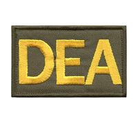 2AFTER1 Ranger Green US DEA Federal Agency Drug Enforcement Embroidered Hook and Loop Patch