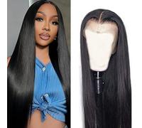 2AiPliantfis 13x4#1B ST Human Hair Wig 20 Inches