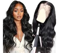 2AiPliantfis BB Human Hair Wig, 26 Inches, 13 x 4#1B