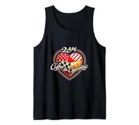 2AM Coffee Cigarettes Late Night Caffeine Smoke Heart Patch Tank Top