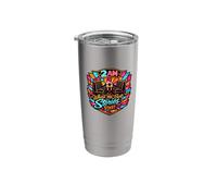 2AM Stories Late Night Conversation Retro Stained Lou Stainless Steel Insulated Tumbler