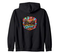 2AM Stories Late Night Conversation Retro Stained Lou Zip Hoodie