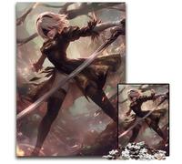 2B Nier Automata Art_207708b Jigsaw Puzzles 1000 Pieces for Adults Wooden Jigsaw for Mother'S Day, Birthdays, Christmas 1000 PCS