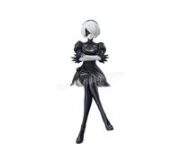 (2B No Box 15cm) Anime NieR:Automata YoRHa A No.2 Type B Action Figure Noodle Stopper 2B 9S Sitting Posture Figures Collection
