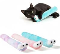 2BB Cat Kicker Toy with Catnip for Indoor Cats -3 Pack Soft Plush Kick Stick Toy for Kicking, Biting & Wrestling - 12.5in Interactive Catnip Toys to Reduce Boredom & Promote Exercise