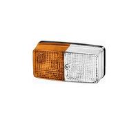 HELLA 2BE 003 347-001 Direction Indicator - Halogen - 24/12V - mounting/mounting - Lens Colour: White/Yellow - Plug: Crimp Contact - left/right - Quantity: 1