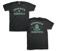 2Bhip Dropkick Murphys Blood & Whiskey Est. '96 Mens Black Short Sleeve T Shirt Celtic Punk Band Graphic Tees, Black, XL