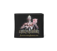 2Bhip Iron Maiden Seventh Son Bifold Lightweight Compact Wallet - Black