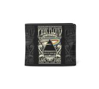 2Bhip Pink Floyd 1973 Live Bifold Wallet, Compact Card Holder - Black