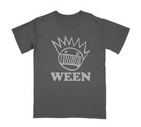 2Bhip Ween Boognish Mascot Alternative Rock Graphic T Shirt Gray | Officially Licensed Ween Merch, 100% Cotton Crewneck Tee, Unisex Men Women, Short Sleeve Boognish Graphic, 90s Alt Rock