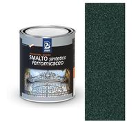 2BM Synthetic Ferromicaceous Enamel with Solvent Antique Black 250 with Metallic Pigments Ideal as a Background and Finish for Rough Surface | External Protection in Wrought Iron | Format 0.75 Litres