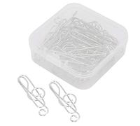 2Box 40Pcs Musical Note Paperclip, Metal Musical Treble Clef Paper Clips Funny Cute Paperclips Bookmarks Binderclips for Desk Bookmark Office School Notebook (Silver)
