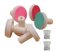 2Boxes Baby Nails Grinder Replacement Heads Fit for Most Electric Nails Files with 6 Different Grits Safe to Use Hygienic Nail Care Replacement Set