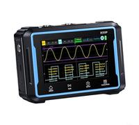 2C53P 50MHz Digital Oscilloscope, 3-in-1 Signal Generator Multimeter with 4.3" Touchscreen, 250MSa/s, 4000mAh Battery