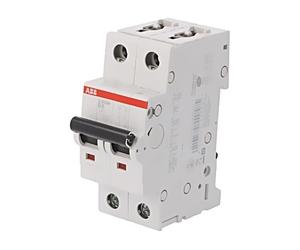2CDS272001R0065 Overcurrent switch 400VAC lNominal: 6A Poles: 2 for DIN rail ABB