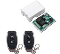 2CH Wireless Remote Control Switch DC5V 30V with 433MHz RF Transmitter for Multi Device Operation and Secure Code Learning