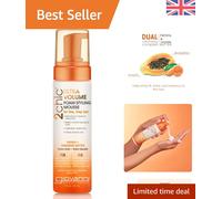 2chic Ultra Volume Foam Mousse 7oz - Nourishing Papaya & Tangerine Infusion
