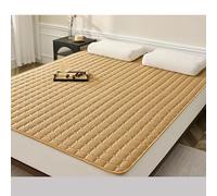 2cm Thick Breathable Memory Foam Sleeping Mat, Foldable Double Cooling Mattress for Bed, Essential Bedroom Accessory, Brown, 180 x 200 cm - Ideal for Comfort and Relaxation