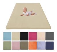 2CM Thick Coral Velvet Baby Play Mat, Baby Crawling Mat Nursery Rug for Crawling & Playing for Bedroom Kids Room, Nursery Babies Mats for Floor Play with Non-slip Backing 60x90cm/23.62x35.43inch