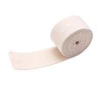 2cm Wide Beige Webbing Strap Tape, 10M Plain Weave Polyester Webbing Strap, Bias Binding Tape for DIY Craft Bag Making