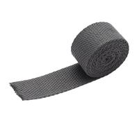 2cm Wide Gray Webbing Strap Tape, 10M Plain Weave Polyester Webbing Strap, Bias Binding Tape for DIY Craft Bag Making