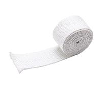 2cm Wide White Webbing Strap Tape, 10M Plain Weave Polyester Webbing Strap, Bias Binding Tape for DIY Craft Bag Making