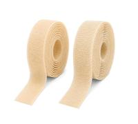 2cm x 2m Hook and Loop Tape, Non Adhesive Sew on Nylon Strip for Clothing DIY Crafts - Fabric Fastener