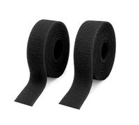 2cm x 2m Hook and Loop Tape, Non Adhesive Sew on Nylon Strip for Clothing DIY Crafts - Fabric Fastener