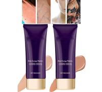 2Color Blendale Tattoo Cover Up Makeup Cream Stardust Adjustable Body Tattoo Concealer Sweatproof Cover Scars Veins Dark Spots,Match All Skin Tone Invisible Body Makeup