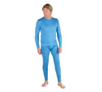 2COZEE Mens Thermal Underwear Set Long Sleeve Vest & Long Johns [Thermals] (Blue, La.