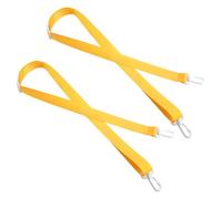 2cs Drain Lanyard for Shower After Mastectomy or Tummy Tuck, Adjustable Neck Rope Post Breast Surgery Shower Strap for Drain Holder Post-Mastectomy Drainage Must Haves Recovery Accessory (Yellow)