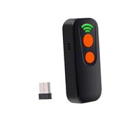 2D 1D QR Barcode Scanner 3 in 1 BT & 2.4GHz Wireless & Wired Connection Sound and Vibrator Prompt Support Offline Storage Compatible with Android Linux Mac for Supermarket Retail