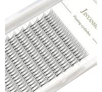 2d/3d Volume Eyelash Extensions Premade Fans Eyelashes Short Stem 0.10mm Thickness C/D Curl 8-14mm Super Soft Handmade Fans Lashes Extensions (11mm, 3D-0.1-D Curl)