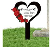 2D Acrylic Cemetery Stake for Outdoors - Grave Yard Decorations | and crossing commemorative possible grave markers importance for outdoor garden garden