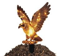 2D Acrylic Eagle Garden Stake - Soaring Wings Design, Outdoor Yard & Lawn