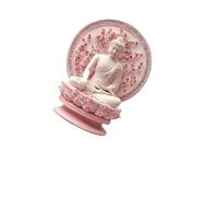 2D Acrylic Meditating Buddhas Statue Home Tabletop Decors Buddhist Figurine Spiritual Sculpture Spiritual Gift Offices Desk Decors