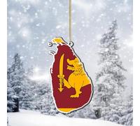 2D Acrylic Merry Christmas Nation Flags Ornaments,Sri Lanka Flag Ornaments Decoration for Christmas Tree Baubles Stocking Stuffers Hanging Keepsake Xmas New Year Memorial Birthday Gifts