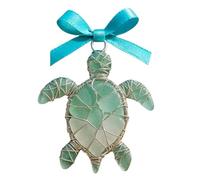 2D Acrylic Pendant | Hangable Sea Glass Charm,Marine Animal Flat Acrylic Pendant - for Family Friends Beach Lovers Housewarming Living Room Bedroom Backyard Tree