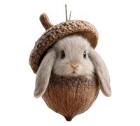 2D Acrylic Sleeping Animals Hanging Ornament Cute Home Cozy Creature Wall Art (C, One Size)