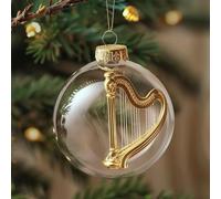 2D Arclyic Musical Harmony Christmas Ornament, 8 Style Handcrafted Gift with Guitar, Piano, Violin & Saxophone, Handcrafted Musician Gift for Teachers, Band Members & Holiday Tree Decoration