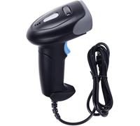 2D Barcode Scanner, Wired Handheld QR Code Reader, Fast Scanning High Accuracy Image Bar Code Scanner with USB Plug for Laptops Computers Cashier Retail Warehousing Logistics Handy and professional