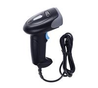 2D Barcode Scanner, Wired QR Code Reader for Laptops and Computers, High Accuracy Fast Scanning Handheld Barcode Reader with Lightweight Design for Retail Cashier Use