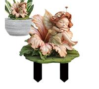 2d Fairy Figurines | Ground Stakes | Fairy Ornaments | Garden Decoration Fairies, Fairy Yard Decors, Acrylic Garden Fairies, Fairy Garden Stakes, Fairy Garden Accents, Fairy Decorations for Lawn