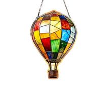 2d Flat Acrylic Hot Air Balloon Light,Hanging Garden Ornaments,Hot Air Balloon Decoration,Hot Air Balloon Solar Garden Light,2d Hot Air Balloon Decoration,Window Decorations,Sun Catchers for Windows